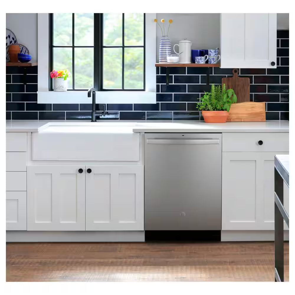 24 In. Built-In Tall Tub Top Control Stainless Steel Dishwasher W/Sanitize, Dry Boost, 52 Dba