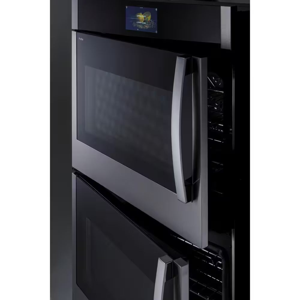 Profile 30 In. Smart Double Electric Wall Oven with Left-Hand Side-Swing Doors and Convection in Stainless Steel