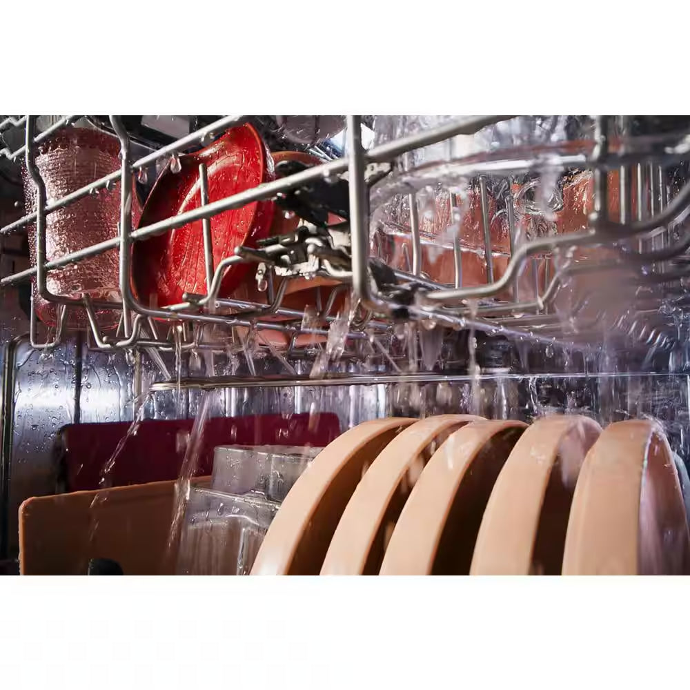 24 In. Printshield Stainless Steel Top Control Built-In Tall Tub Dishwasher with Stainless Steel Tub, 44 Dba