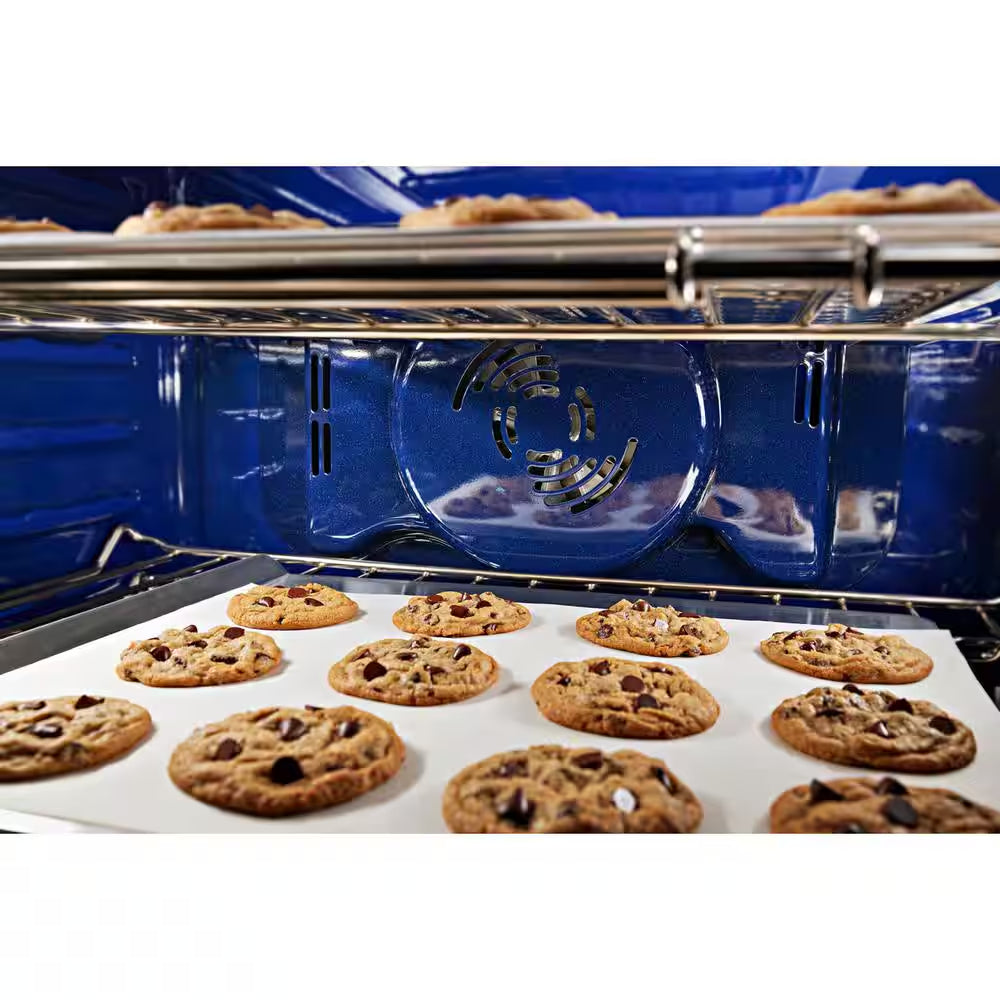 27 In. Electric Wall Oven and Microwave Combo in Stainless Steel with Air Fry Mode