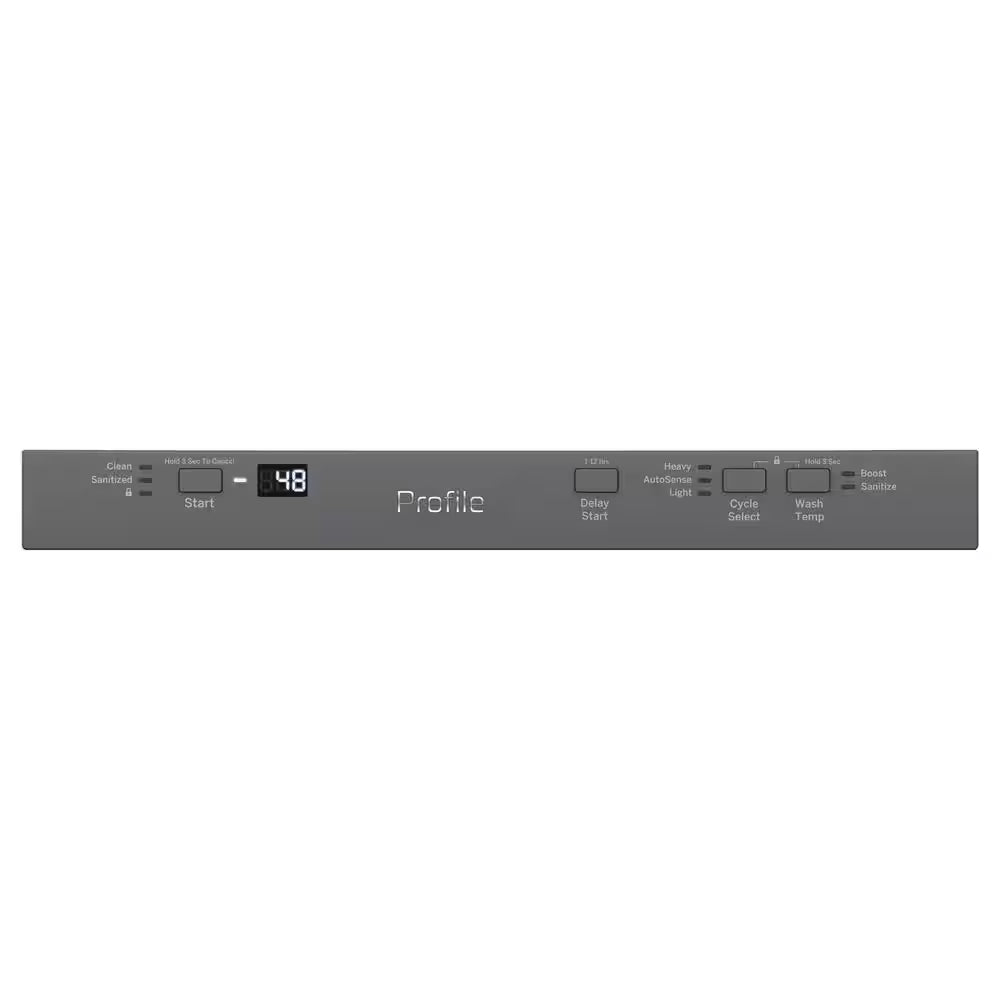 Profile 18 In. Top Control ADA Dishwasher in Stainless Steel with Stainless Steel Tub and 47 Dba