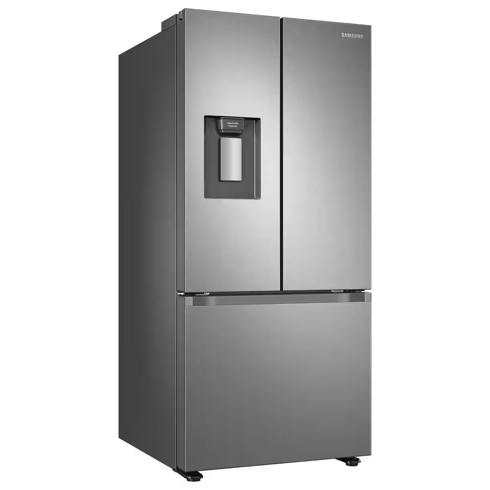 22 Cu. Ft. 3-Door French Door Smart Refrigerator with Water Dispenser in Fingerprint Resistant Stainless Steel