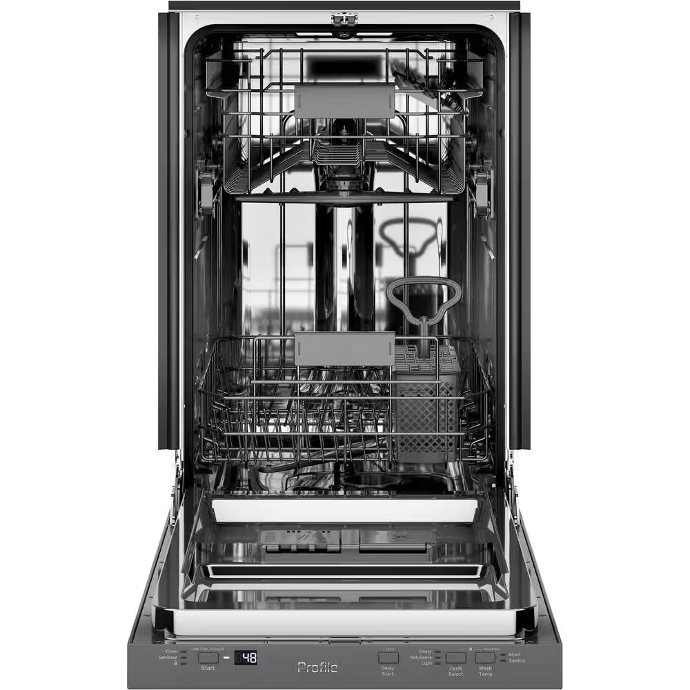 Profile 18 In. Top Control ADA Dishwasher in Stainless Steel with Stainless Steel Tub and 47 Dba