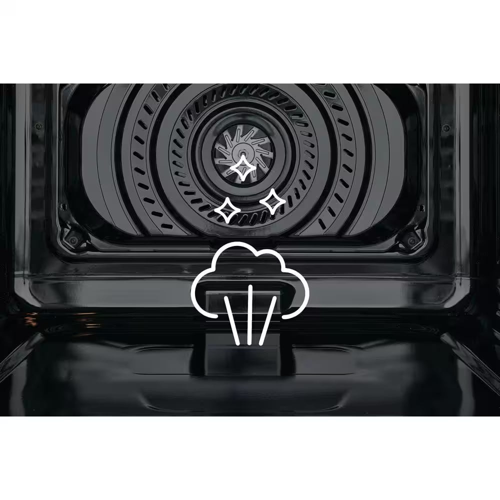 30 In. Single Electric Built-In Wall Oven with Convection in Stainless Steel