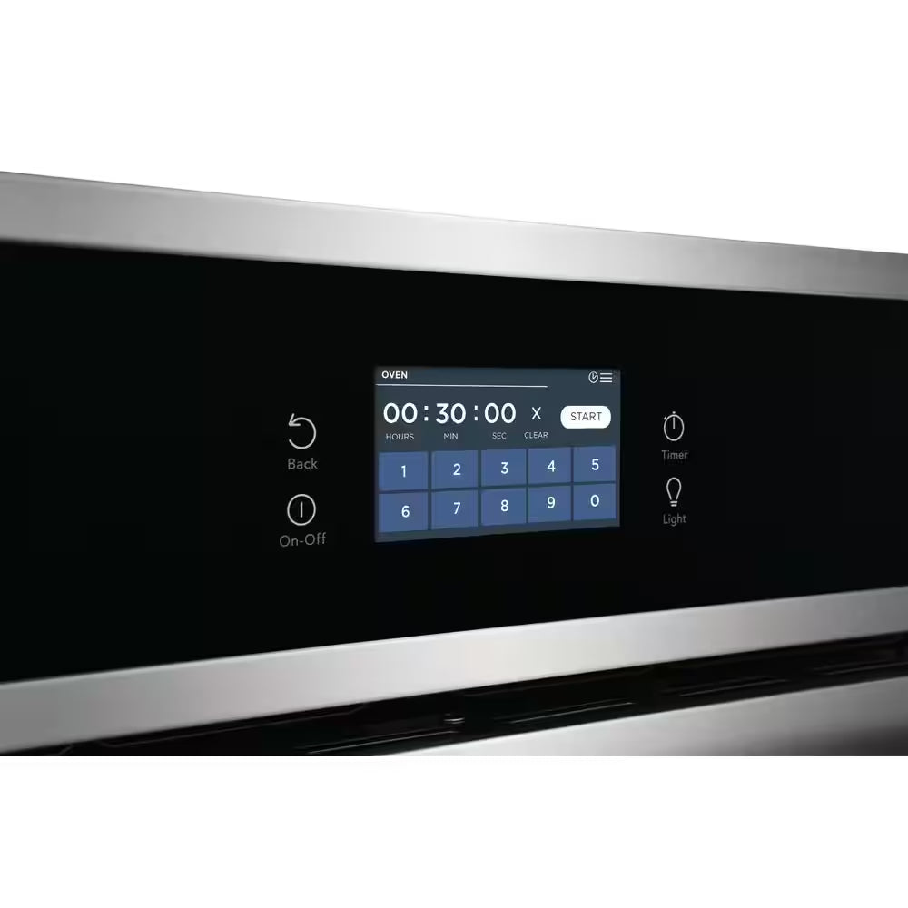 27 In. Single Electric Built-In Wall Oven with Convection in Stainless Steel
