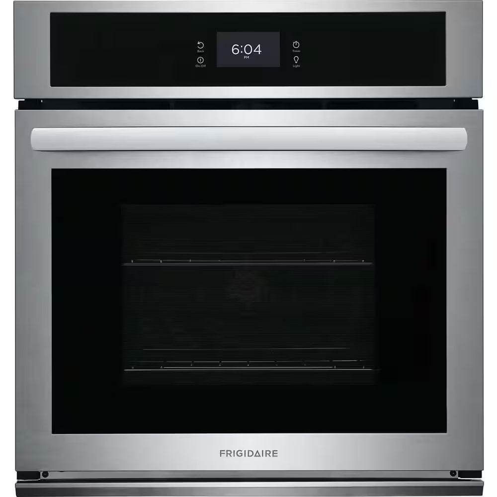 27 In. Single Electric Built-In Wall Oven with Convection in Stainless Steel