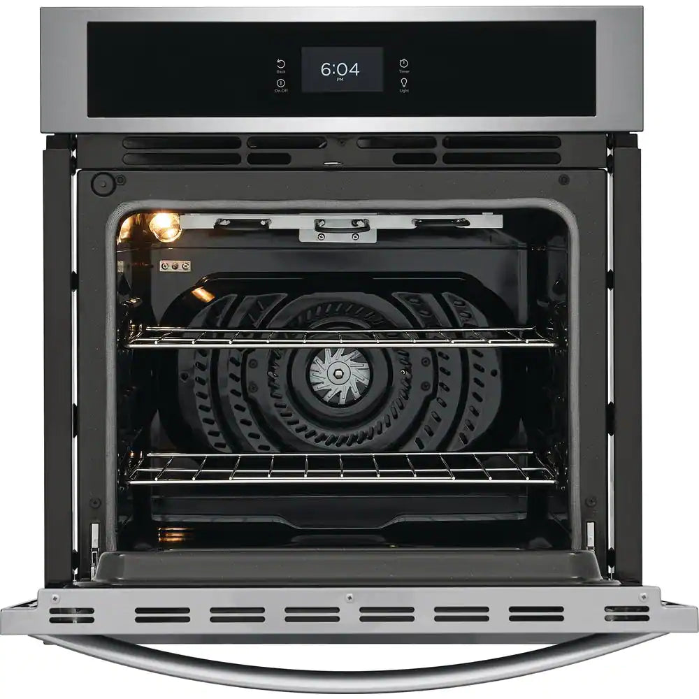 27 In. Single Electric Built-In Wall Oven with Convection in Stainless Steel