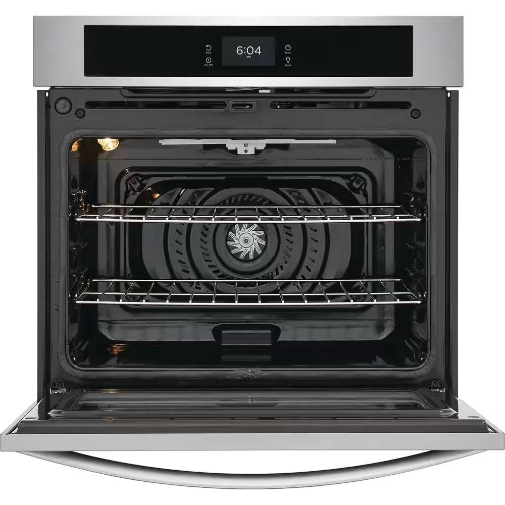 30 In. Single Electric Built-In Wall Oven with Convection in Stainless Steel