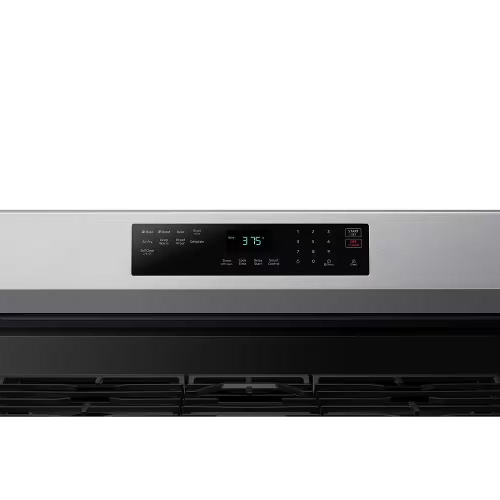 6 Cu. Ft. Smart Wi-Fi Enabled Convection Gas Range with No Preheat Airfry in Stainless Steel