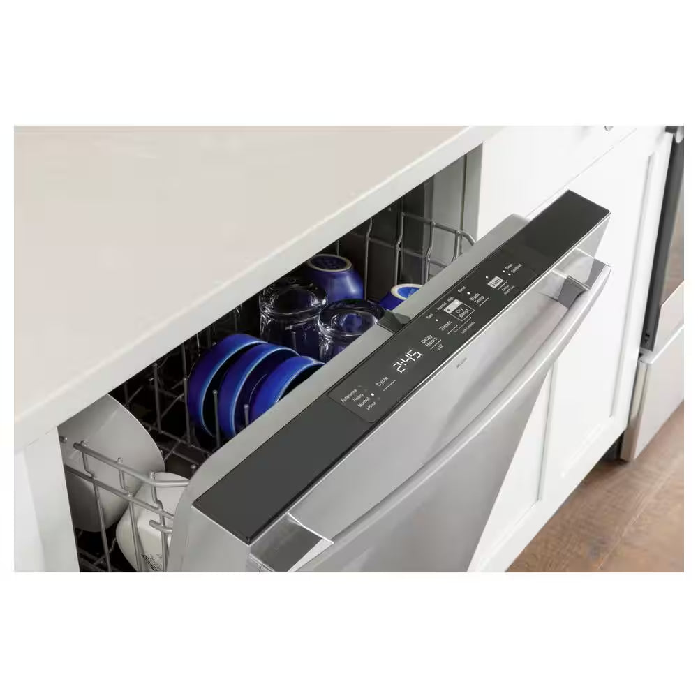 24 In. Built-In Tall Tub Top Control Stainless Steel Dishwasher W/Sanitize, Dry Boost, 52 Dba