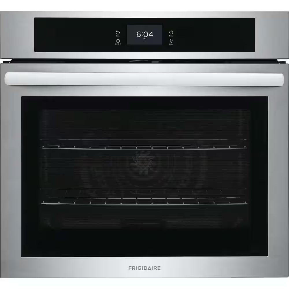 30 In. Single Electric Built-In Wall Oven with Convection in Stainless Steel