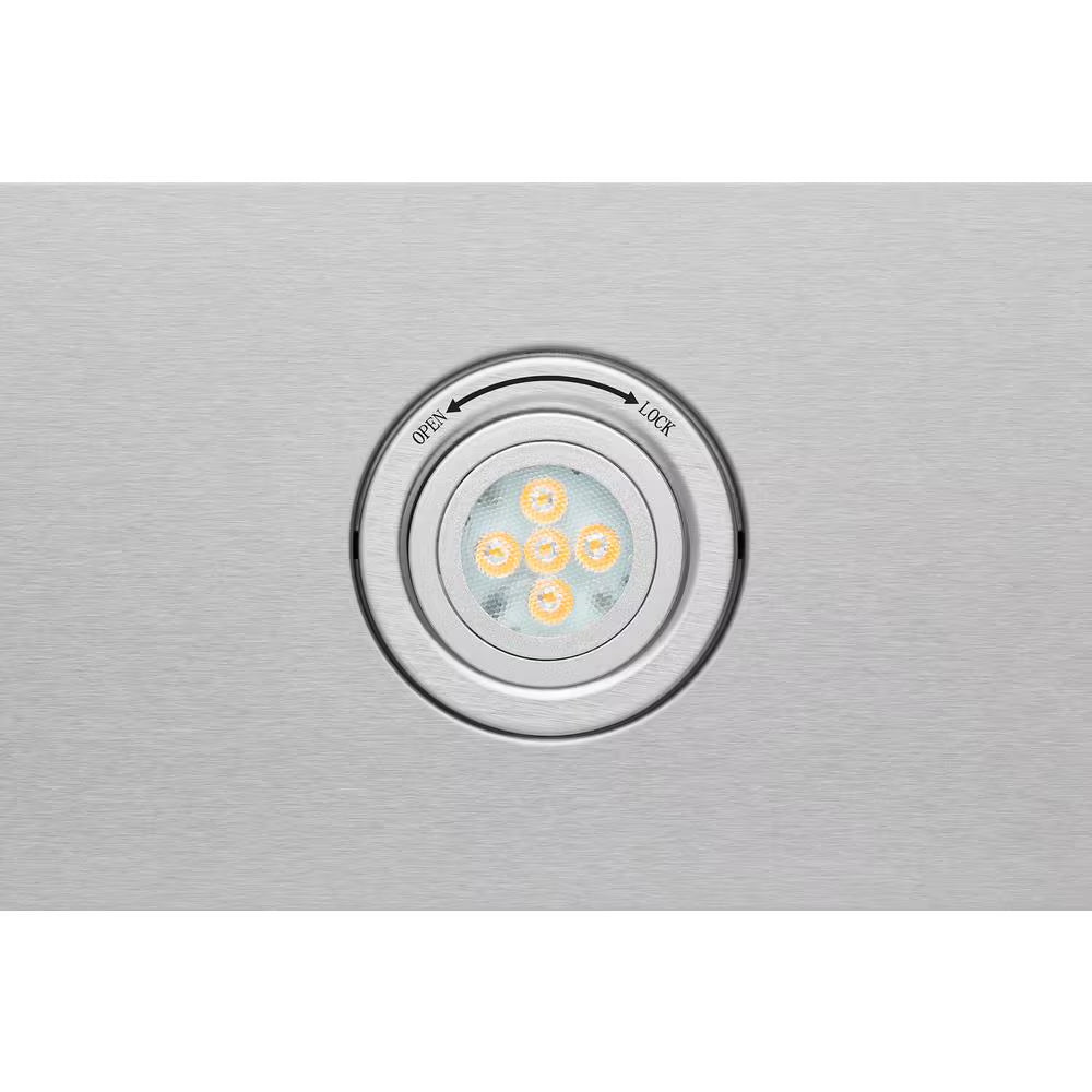 30 In. Ducted under Cabinet Range Hood with 3-Way Venting Changeable LED Powerful Suction in Stainless Steel