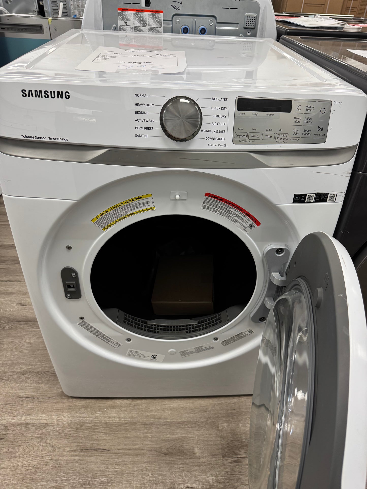 Samsung 27 Inch Smart Gas Dryer