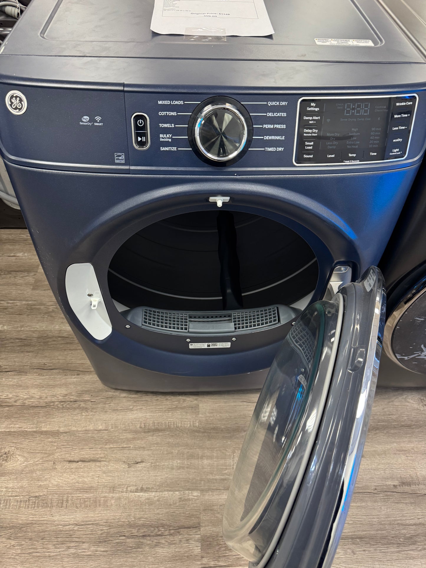 GE Smart Front Load Electric Dryer