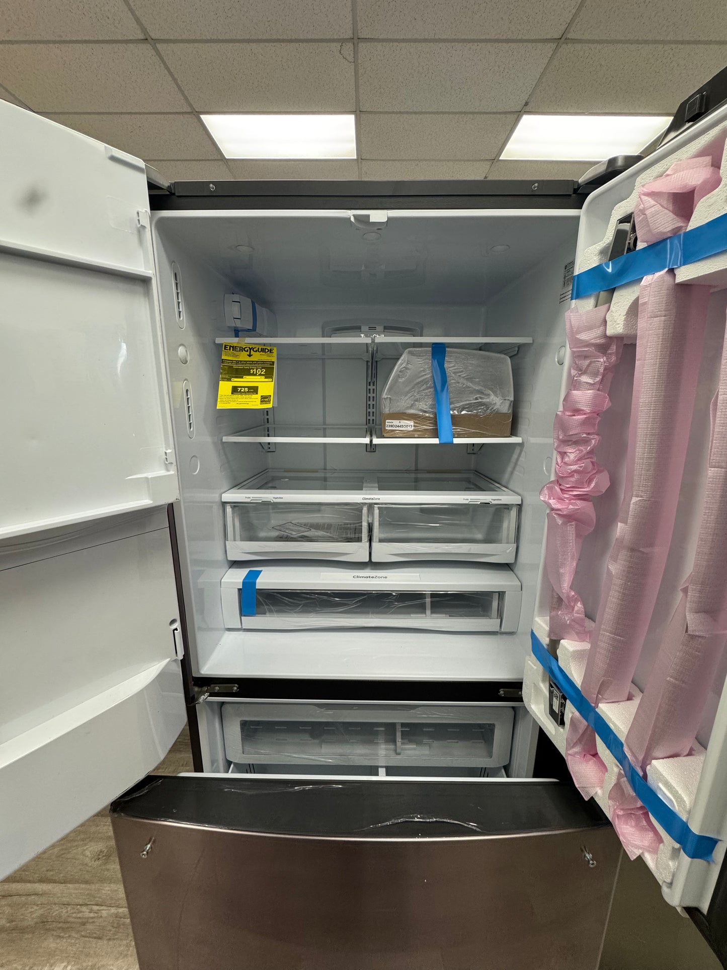 GE Energy Star 27.7 Cu. Ft. Fingerprint Resistant French - Door Refrigerator