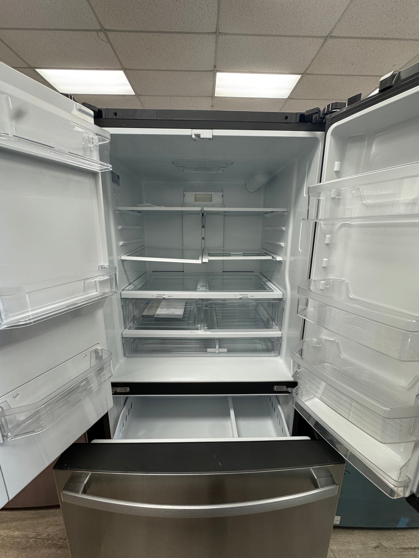 GE Energy Star 25.7 Cu. Ft. Fingerprint Resistant French - Door Refrigerator
