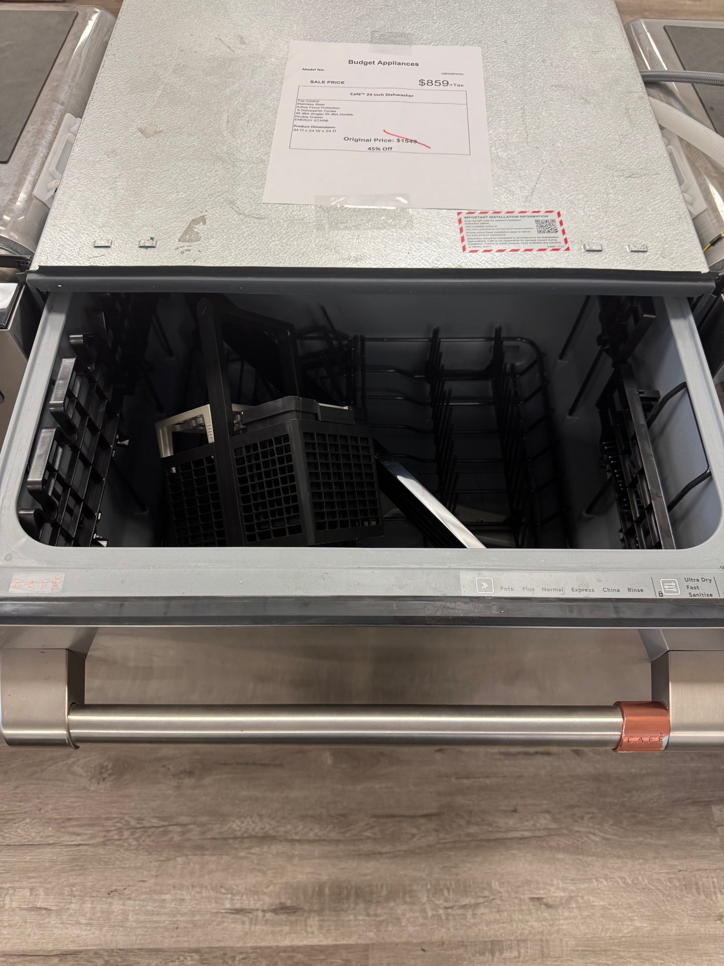 Cafe 24 Inch Dishwasher 