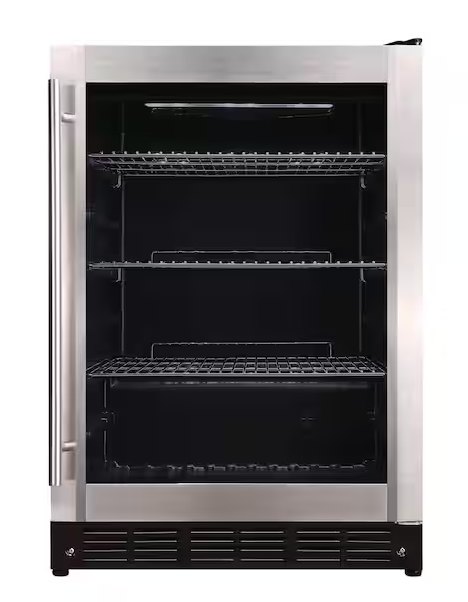 Vissani 23.4 in. 50 Bottle, 154 Can, Wine and Beverage Cooler with Stainless Steel Door