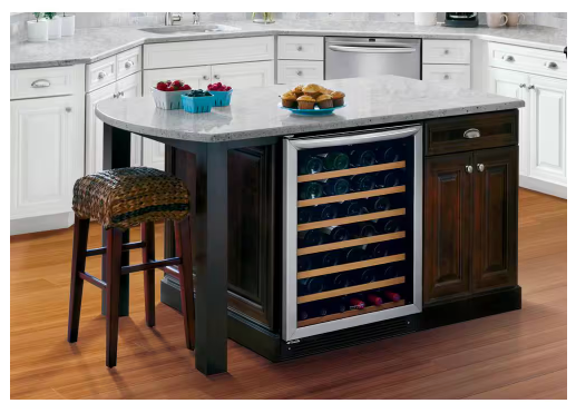 Frigidaire Gallery 52 Bottle Undercounter Wine Cooler in Smudge-Proof Stainless Steel