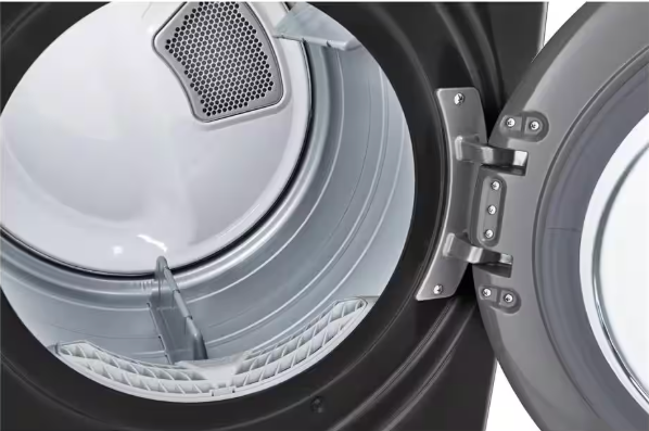 LG 7.4 Cu. Ft. Vented SMART Stackable Gas Dryer in Black Steel with TurboSteam and Sensor Dry Technology 10