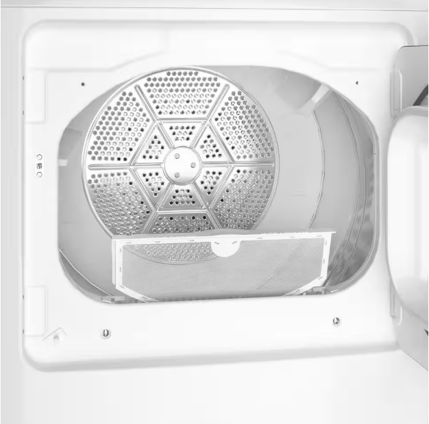 GE 7.2 cu. ft. vented Electric Dryer in White with Auto Dry and Extended Tumble