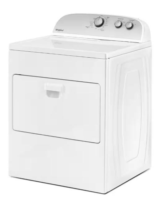 Whirlpool 7.0 cu. ft. 240-Volt White Electric vented Dryer with AUTODRY Drying System