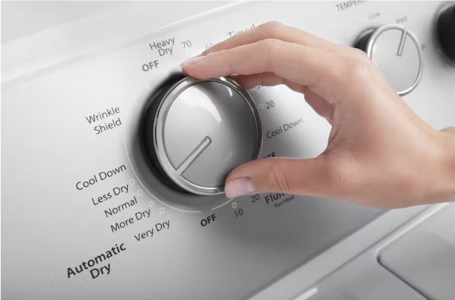 Whirlpool 7.0 cu. ft. 240-Volt White Electric vented Dryer with AUTODRY Drying System