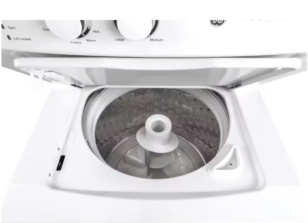 GE 3.8 cu. ft. Washer 5.9 cu. ft. Electric Dryer Combo in White