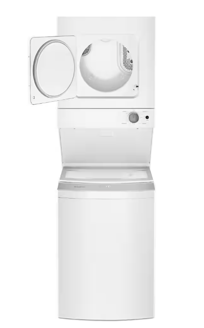 Whirlpool 1.6 cu.ft Electric Stacked Laundry Center 6 Wash cycles and AutoDry