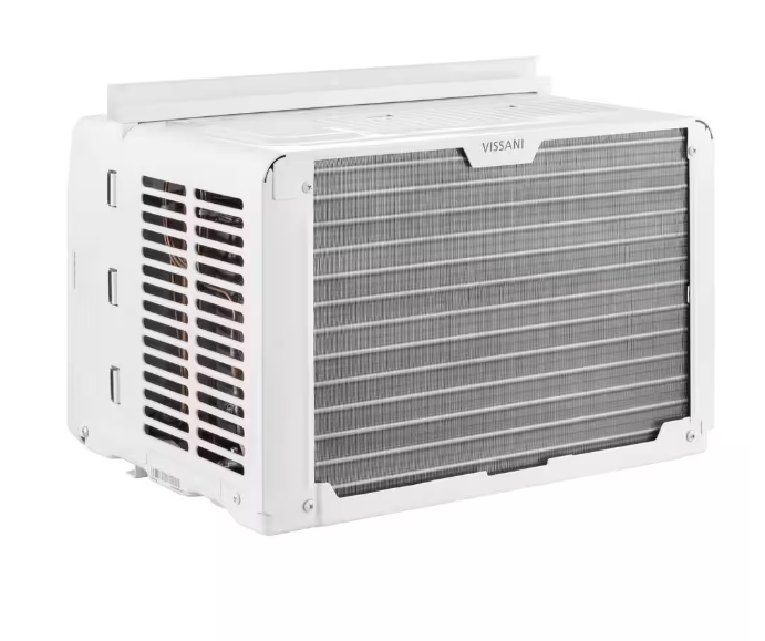 Vissani 5,000 BTU 115-Volt Window Air Conditioner for 150 sq. ft Rooms with Dehumidifier in White