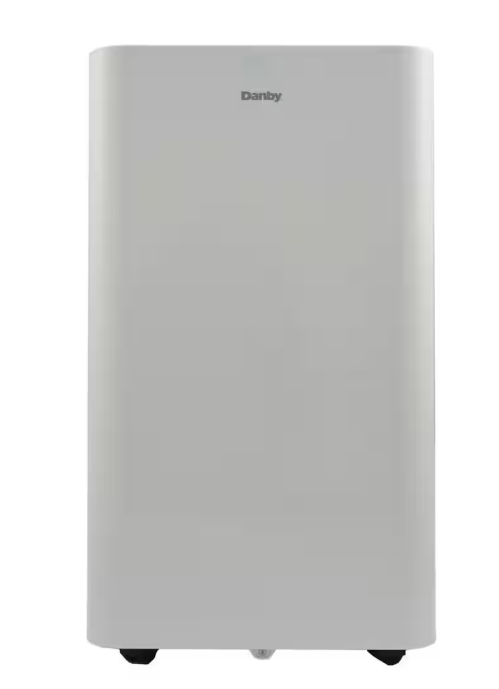 Danby 7,200 BTU Portable Air Conditioner Cools 350 Sq. Ft. with Remote Control in White