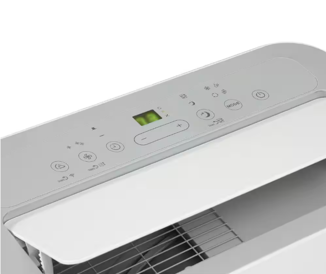 Danby 7,200 BTU Portable Air Conditioner Cools 350 Sq. Ft. with Remote Control in White