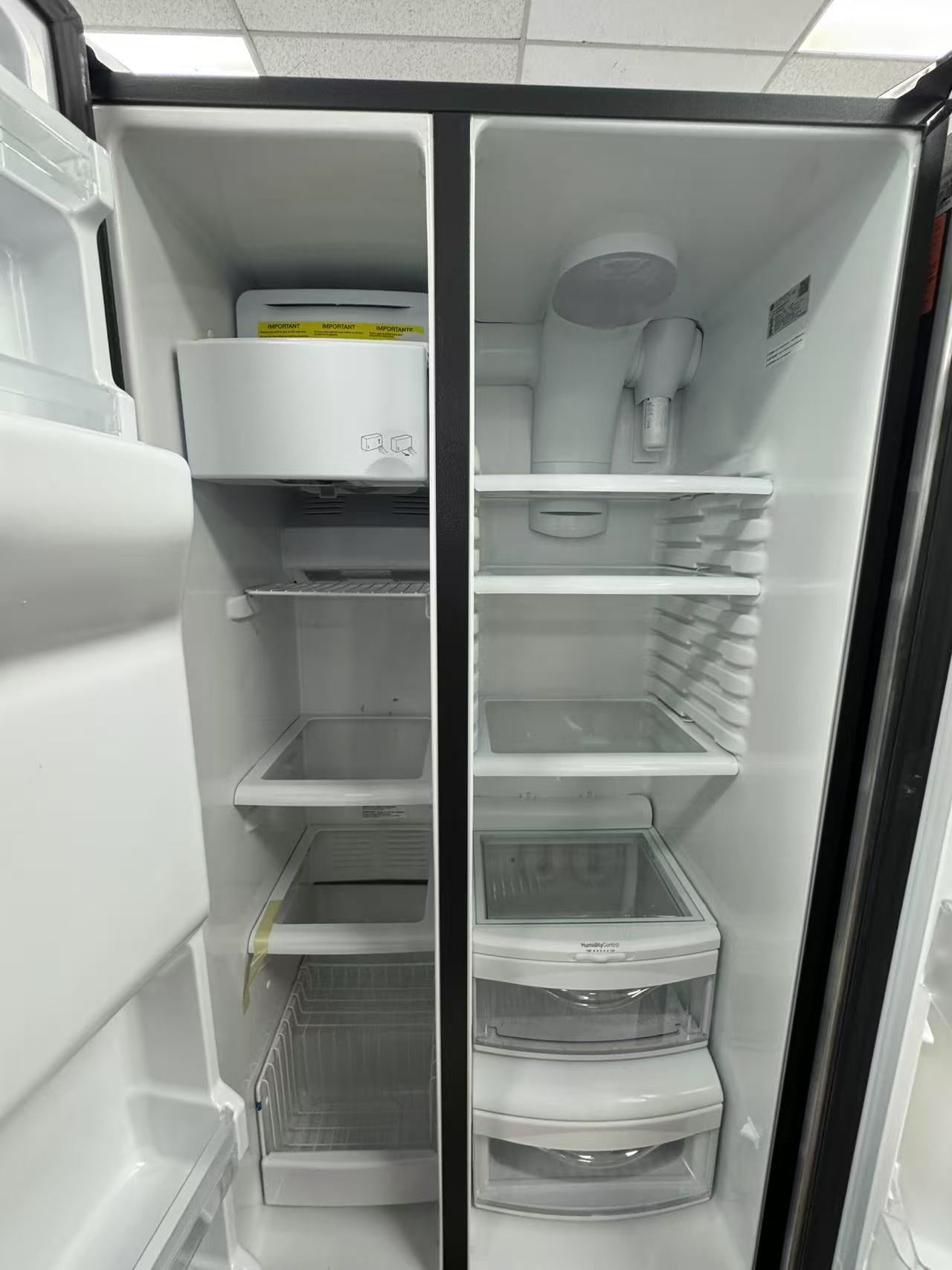 GE 21.9 Cu . Ft. Counter - Depth Side - By-Side Refrigerator