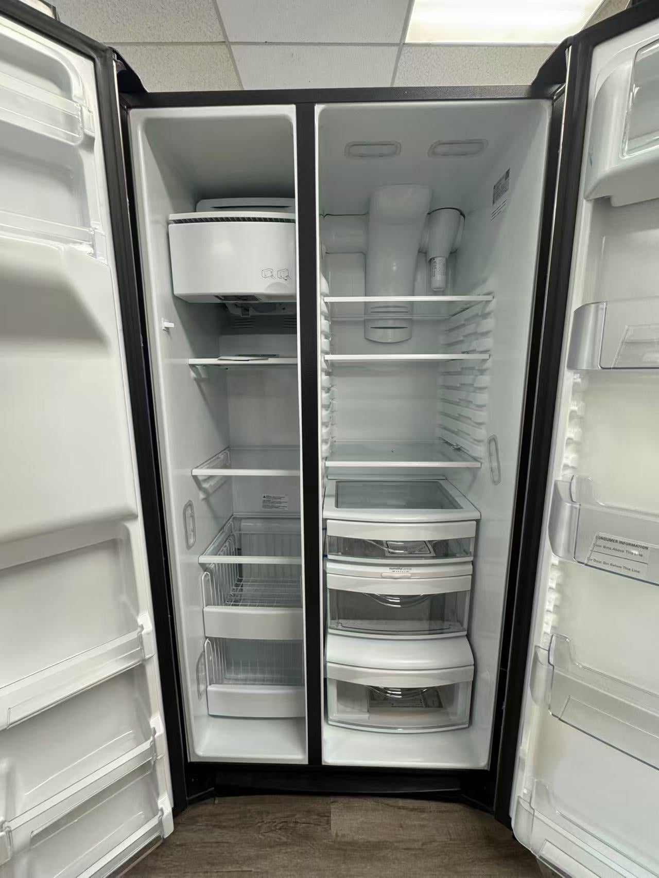 GE 21.8 Cu. Ft. Counter - Depth Fingerprint Resistant Side-By-Side Refrigerator