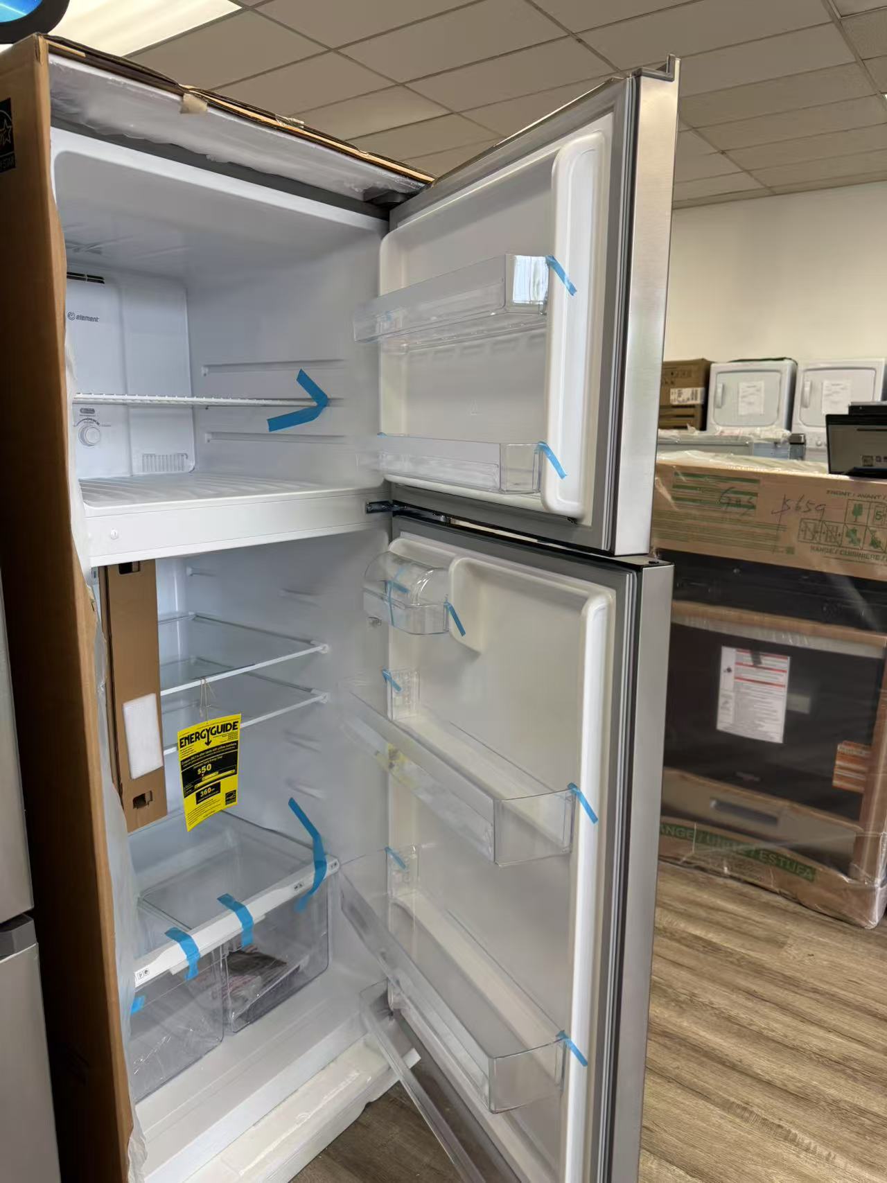 Element 28 Inch Freestanding Top - Freezer Refrigerator
