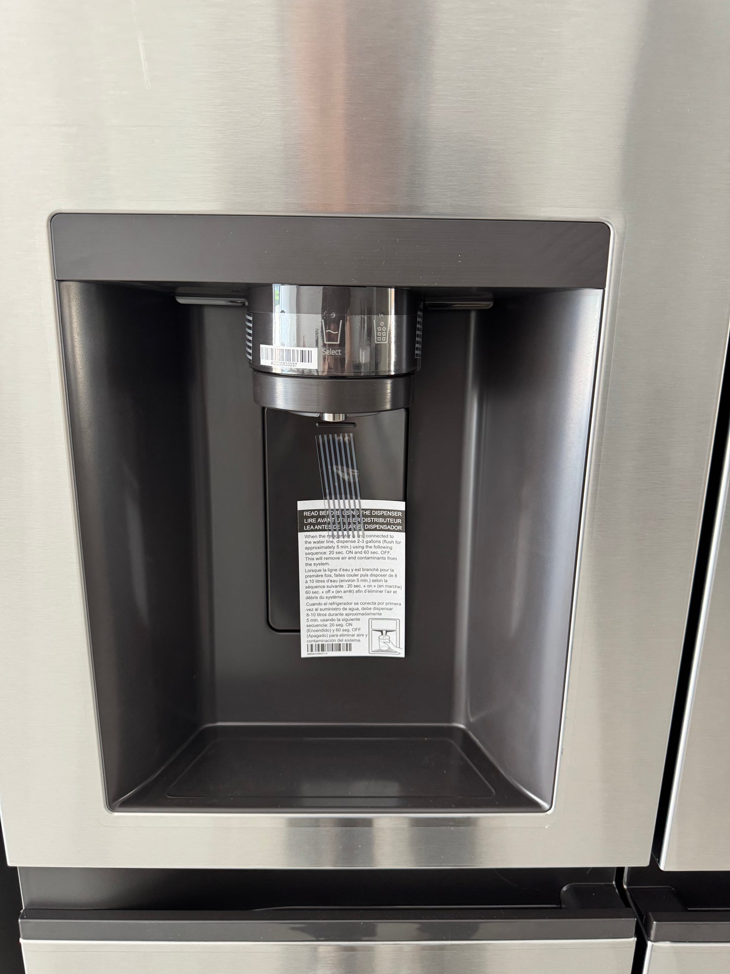 LG 27 cu. ft. Side by Side Smart Refrigerator w/ Craft Ice, External Ice and Water Dispenser in PrintProof Stainless Steel