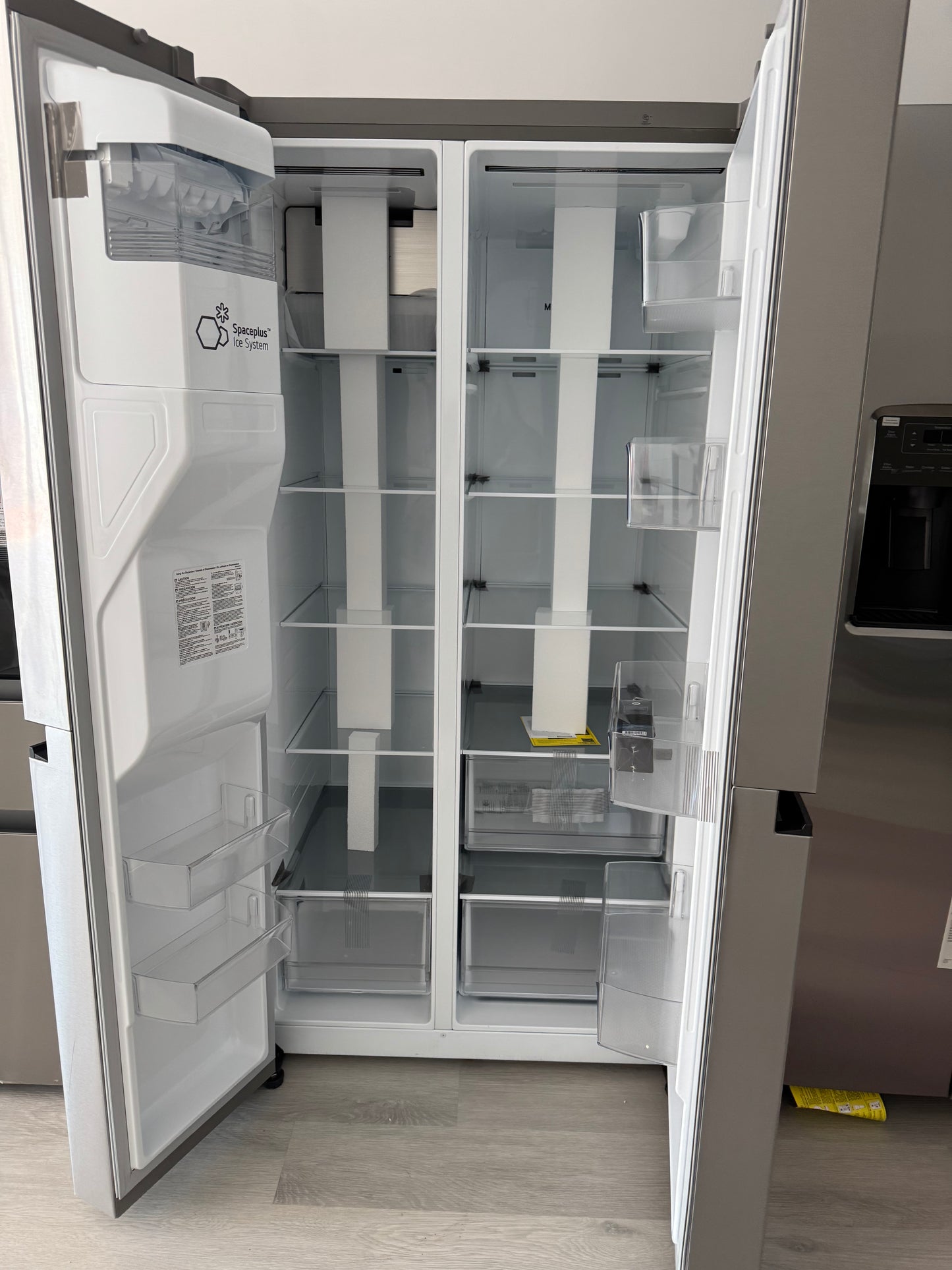 LG 27 cu. ft. Side by Side Smart Refrigerator w/ Craft Ice, External Ice and Water Dispenser in PrintProof Stainless Steel