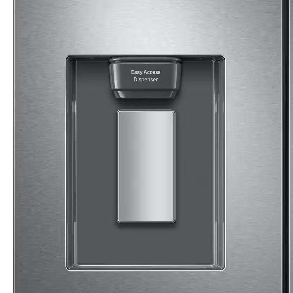 22 Cu. Ft. 3-Door French Door Smart Refrigerator with Water Dispenser in Fingerprint Resistant Stainless Steel