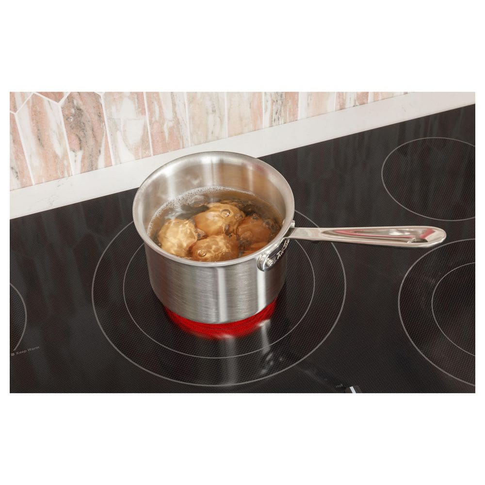 30 In. 5 Burner Elements Radiant Electric Cooktop in Black