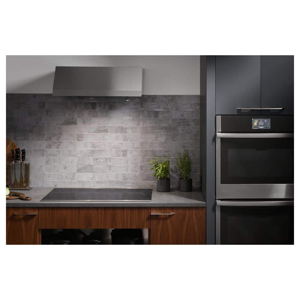 Profile 36 In. 5 Burner Element Smart Radiant Electric Cooktop in Black