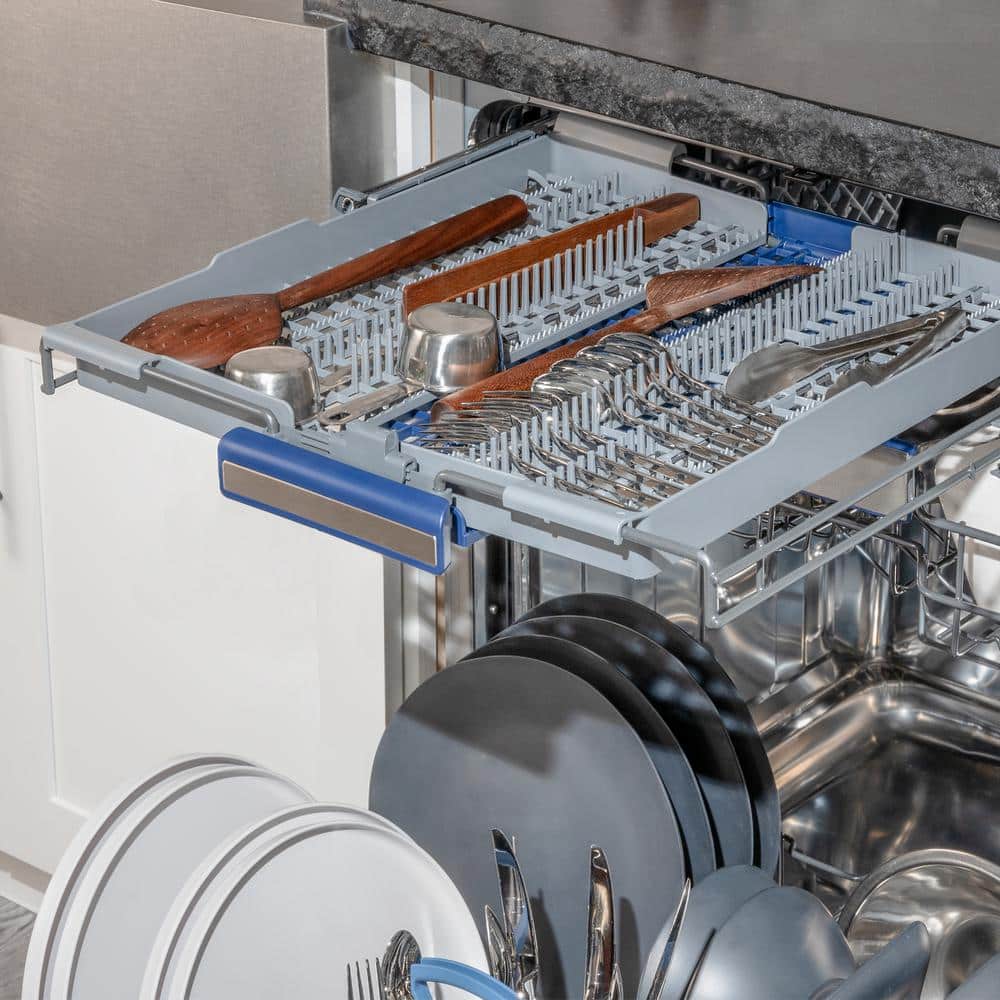 Tallac Series 24 In. Top Control 8-Cycle Tall Tub Panel Ready Dishwasher with 3Rd Rack & Stainless Steel Tub