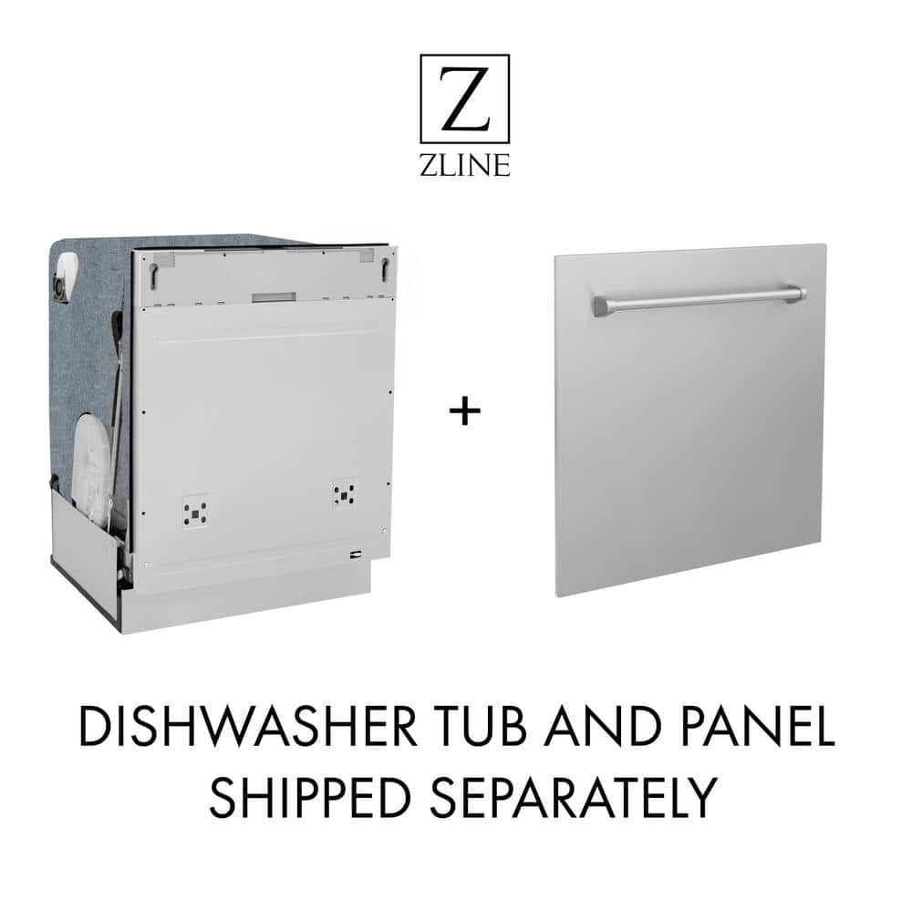 Tallac Series 24 In. Top Control 8-Cycle Tall Tub Panel Ready Dishwasher with 3Rd Rack & Stainless Steel Tub