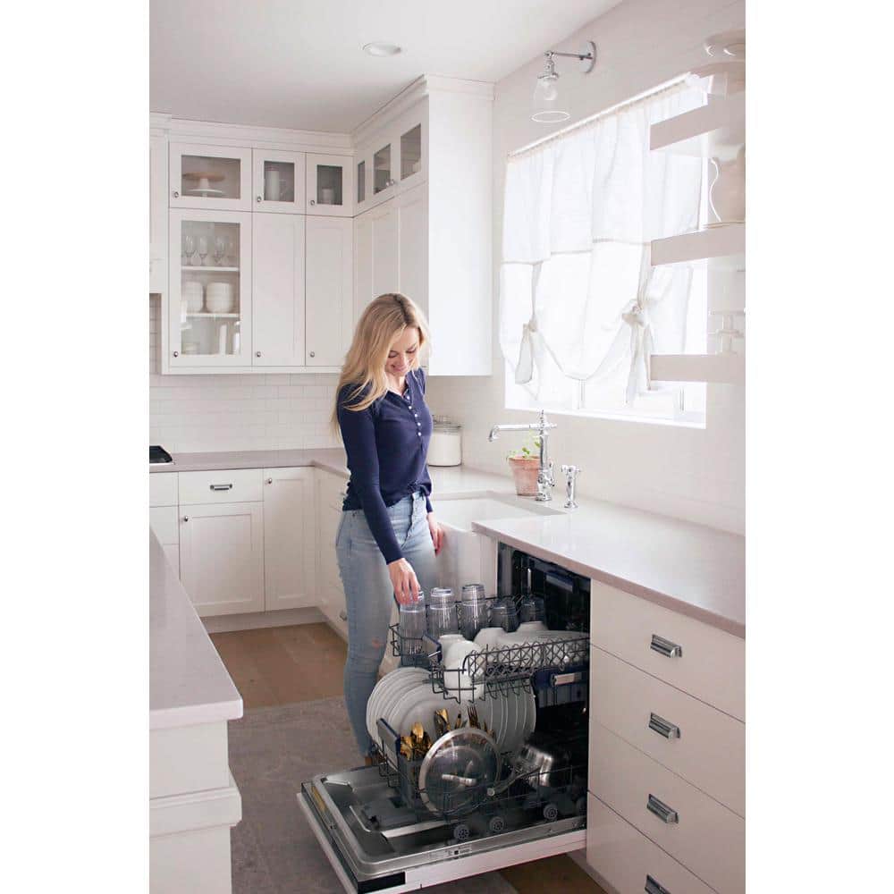 Tallac Series 24 In. Top Control 8-Cycle Tall Tub Panel Ready Dishwasher with 3Rd Rack & Stainless Steel Tub
