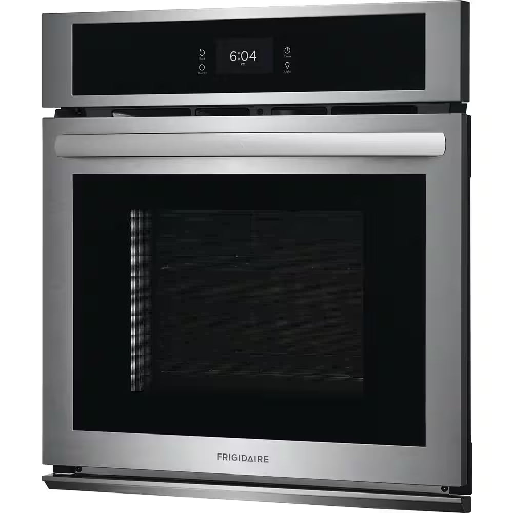 27 In. Single Electric Built-In Wall Oven with Convection in Stainless Steel