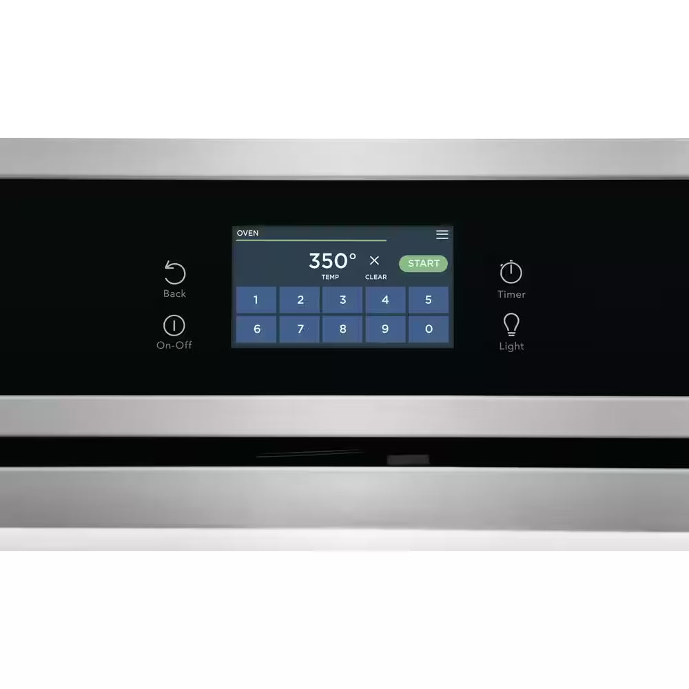 30 In. Single Electric Built-In Wall Oven with Convection in Stainless Steel