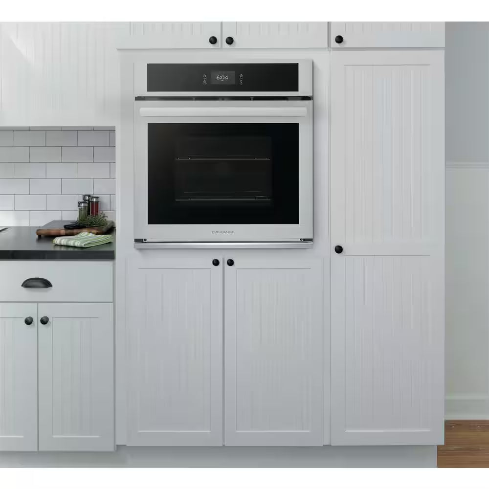 27 In. Single Electric Built-In Wall Oven with Convection in Stainless Steel