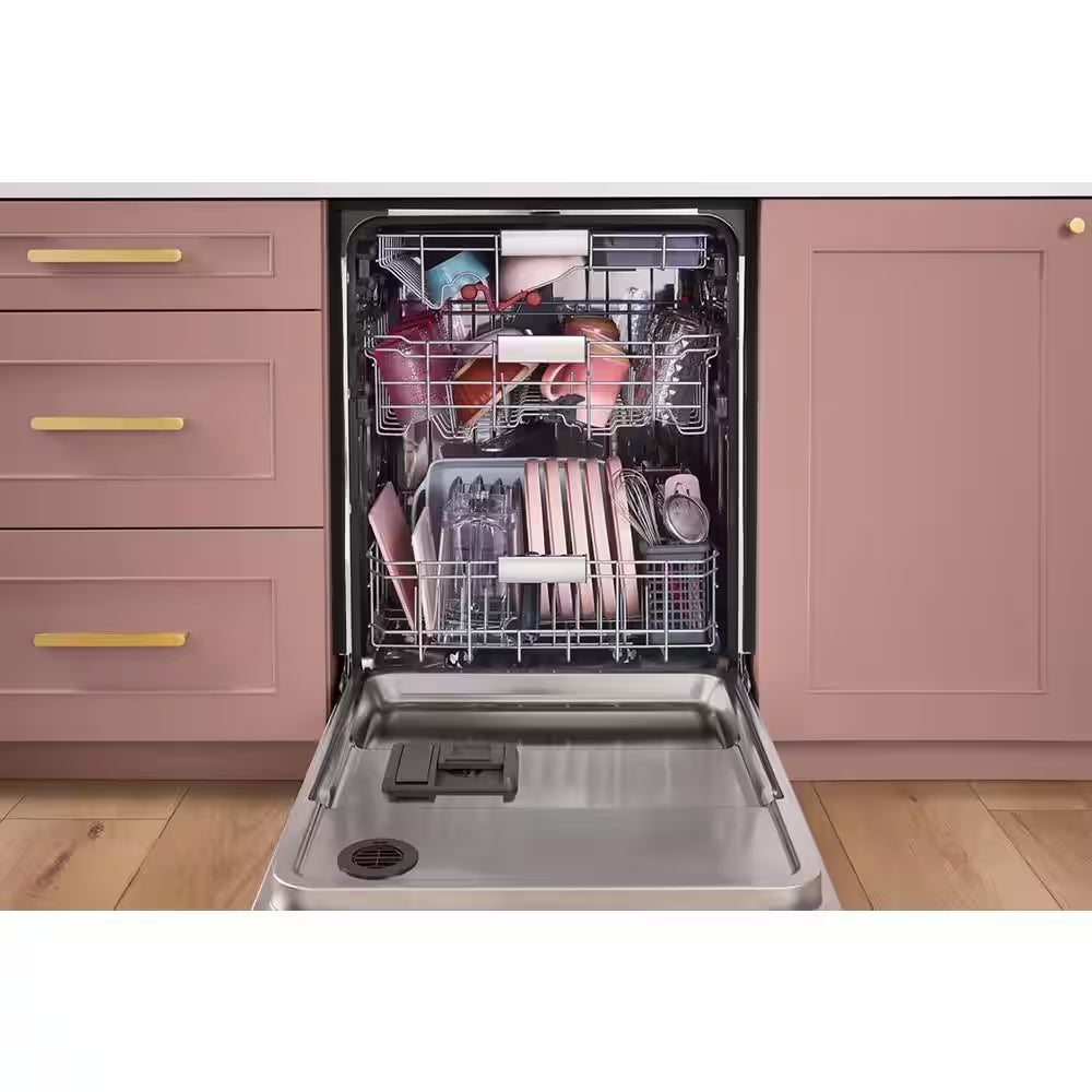 24 In. Printshield Stainless Steel Top Control Built-In Tall Tub Dishwasher with Stainless Steel Tub, 44 Dba
