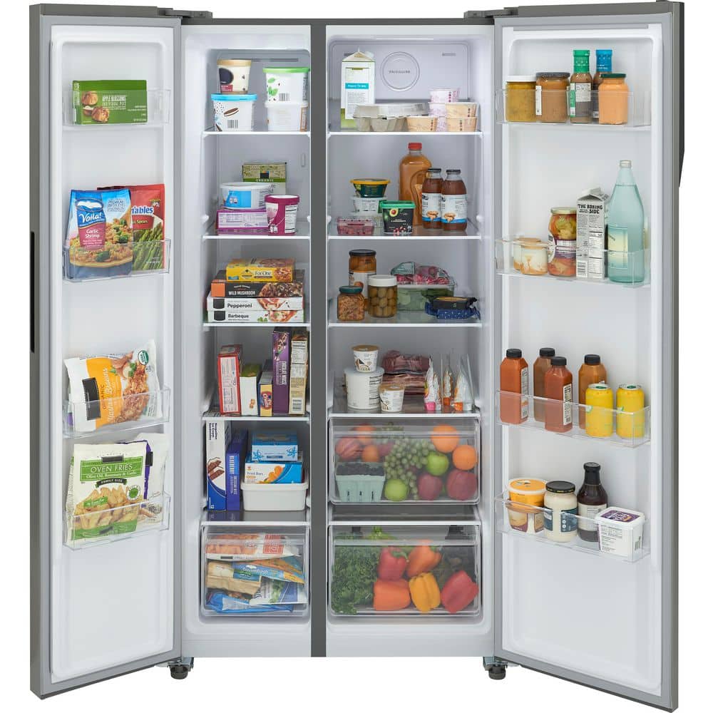 21.4 Cu. Ft. Garage Ready Counter Depth Side-By-Side Refrigerator in Fingerprint-Resistant Stainless Look