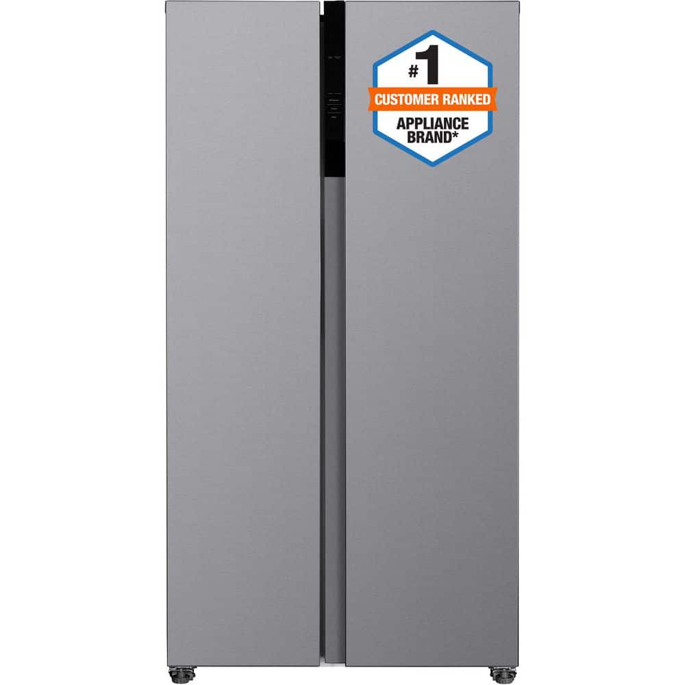 21.4 Cu. Ft. Garage Ready Counter Depth Side-By-Side Refrigerator in Fingerprint-Resistant Stainless Look