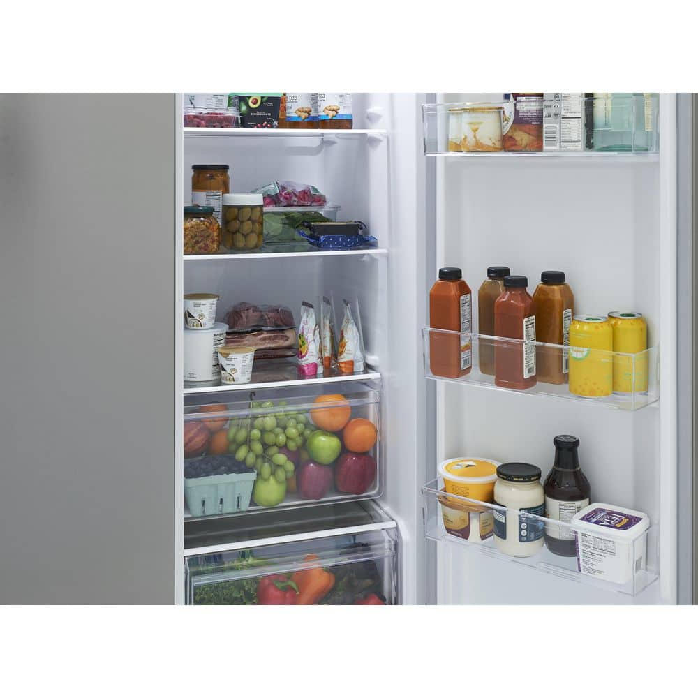 21.4 Cu. Ft. Garage Ready Counter Depth Side-By-Side Refrigerator in Fingerprint-Resistant Stainless Look
